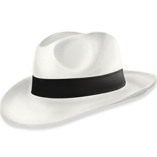Chapeau blanc pic PNG