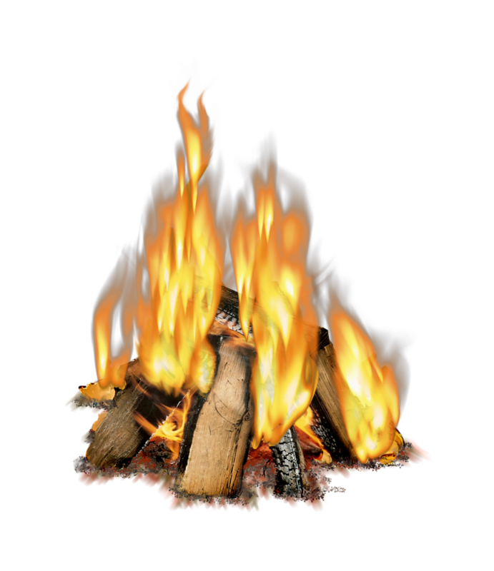 Wood Campfire Vector PNG Pic