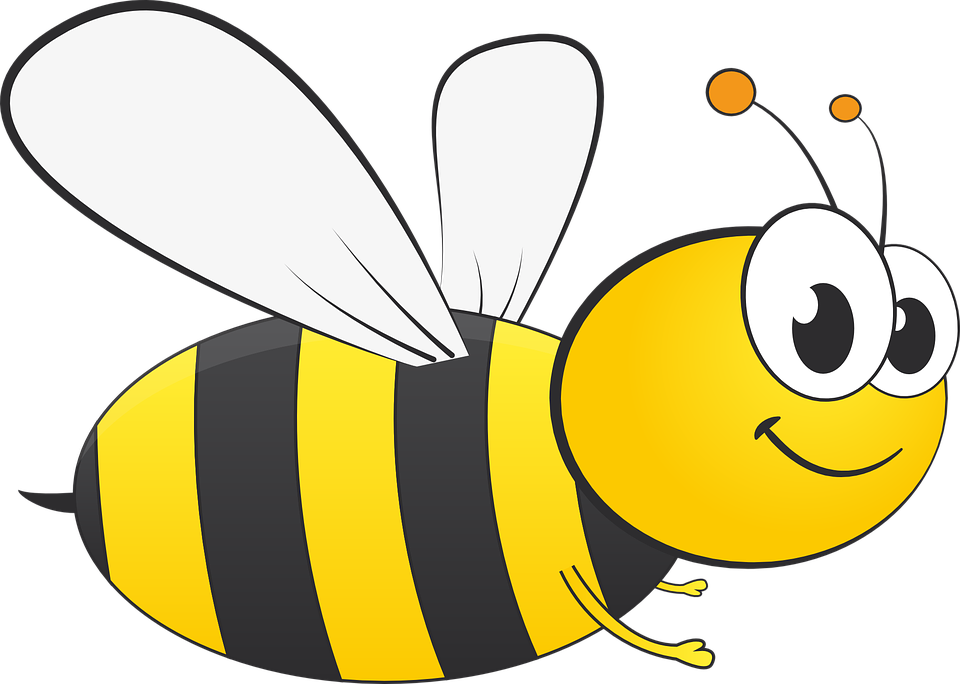 Yellow Bumble Bee Trail PNG