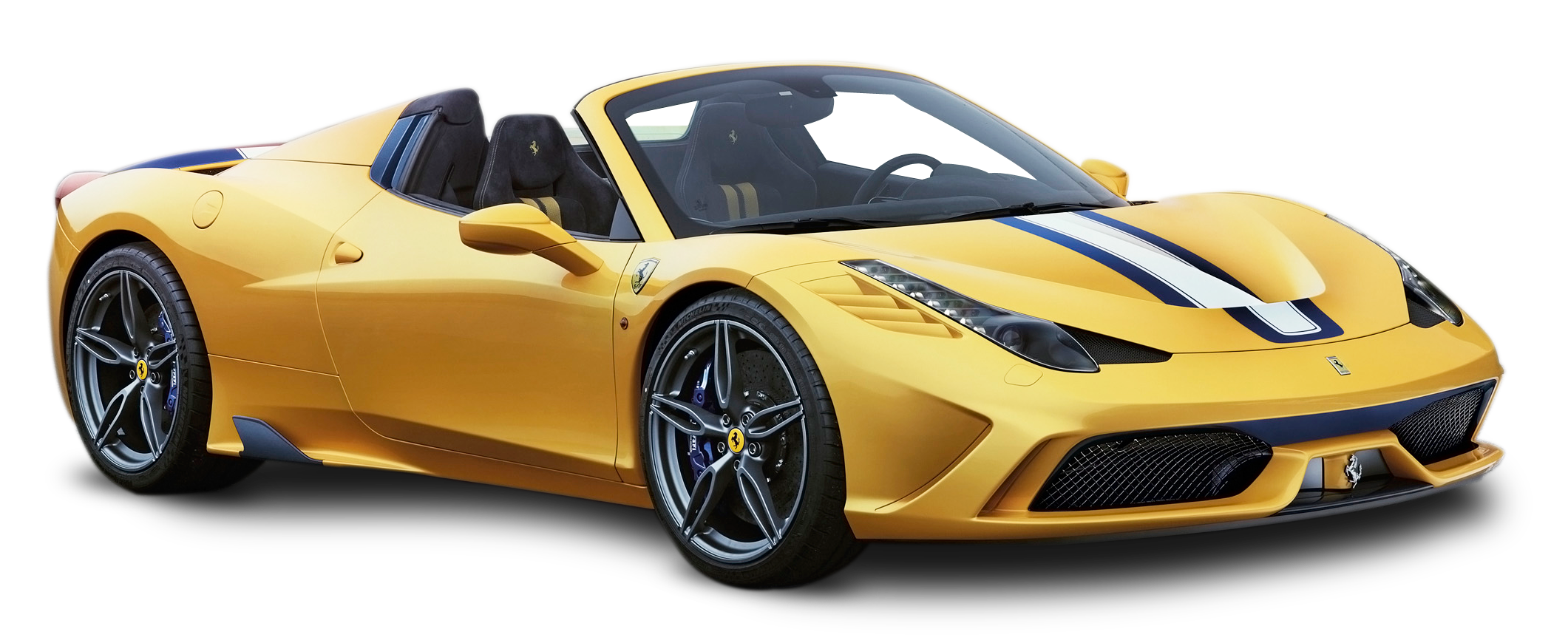 Yellow Ferrari PNG Clipart