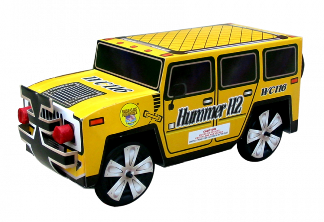 Yellow Hummer Transparent PNG