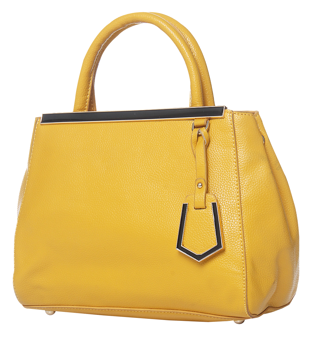 Yellow Ladies Handbag PNG