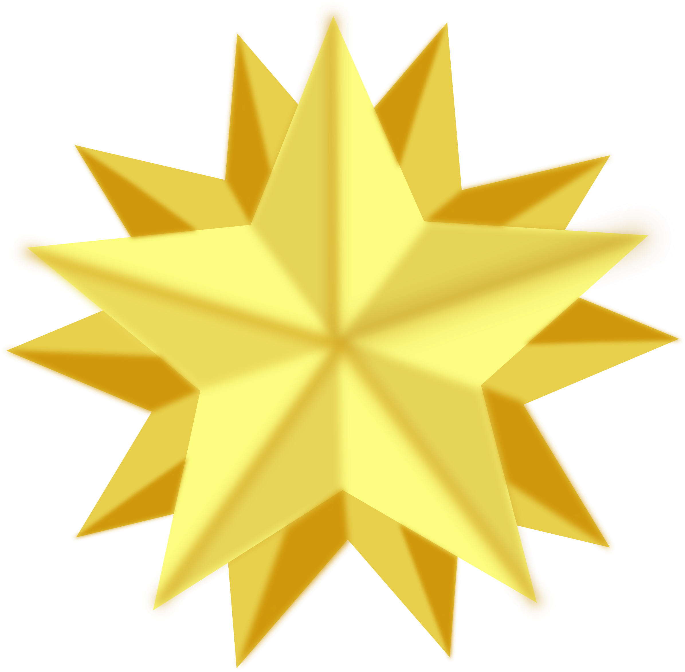 Abstract Gold Star PNG Photos