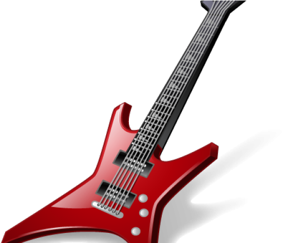 Foto PNG gitar merah akustik