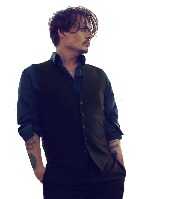 Actor Johnny Depp PNG Picture