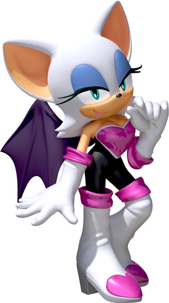 Anime Sonic X Rouge The Bate PNG Pic