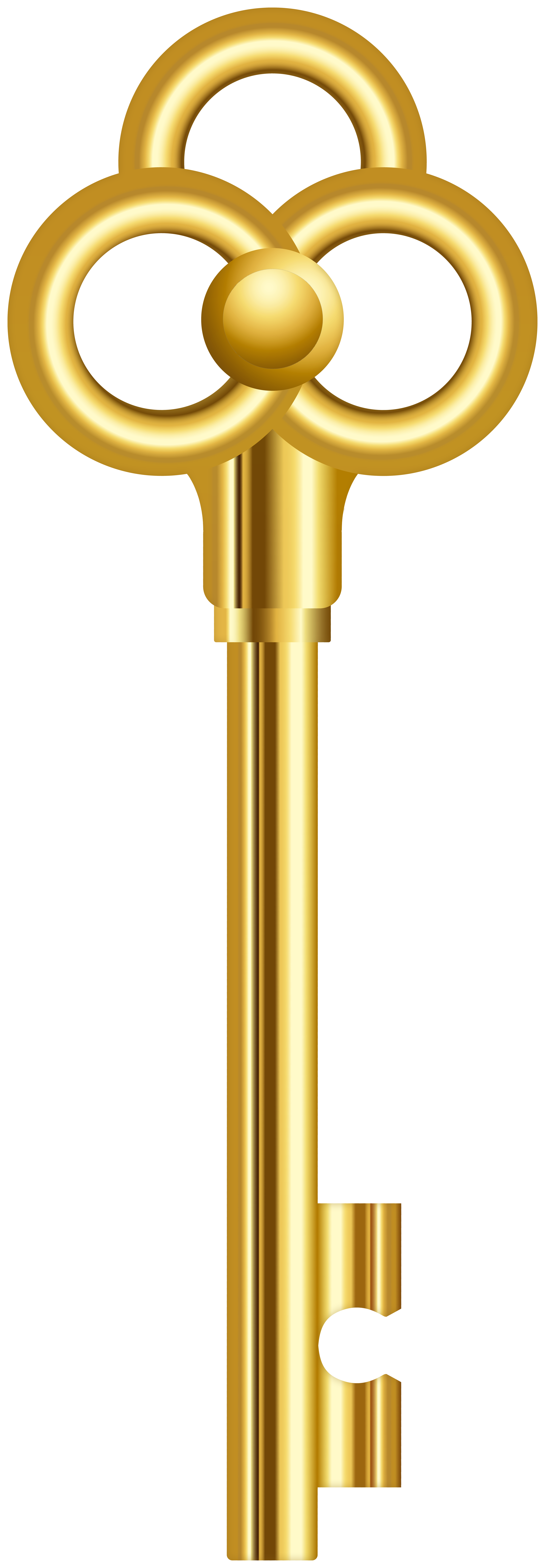 Antikes Goldschlüssel PNG-Bild