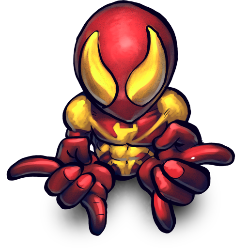 Avenger Iron Spiderman PNG File