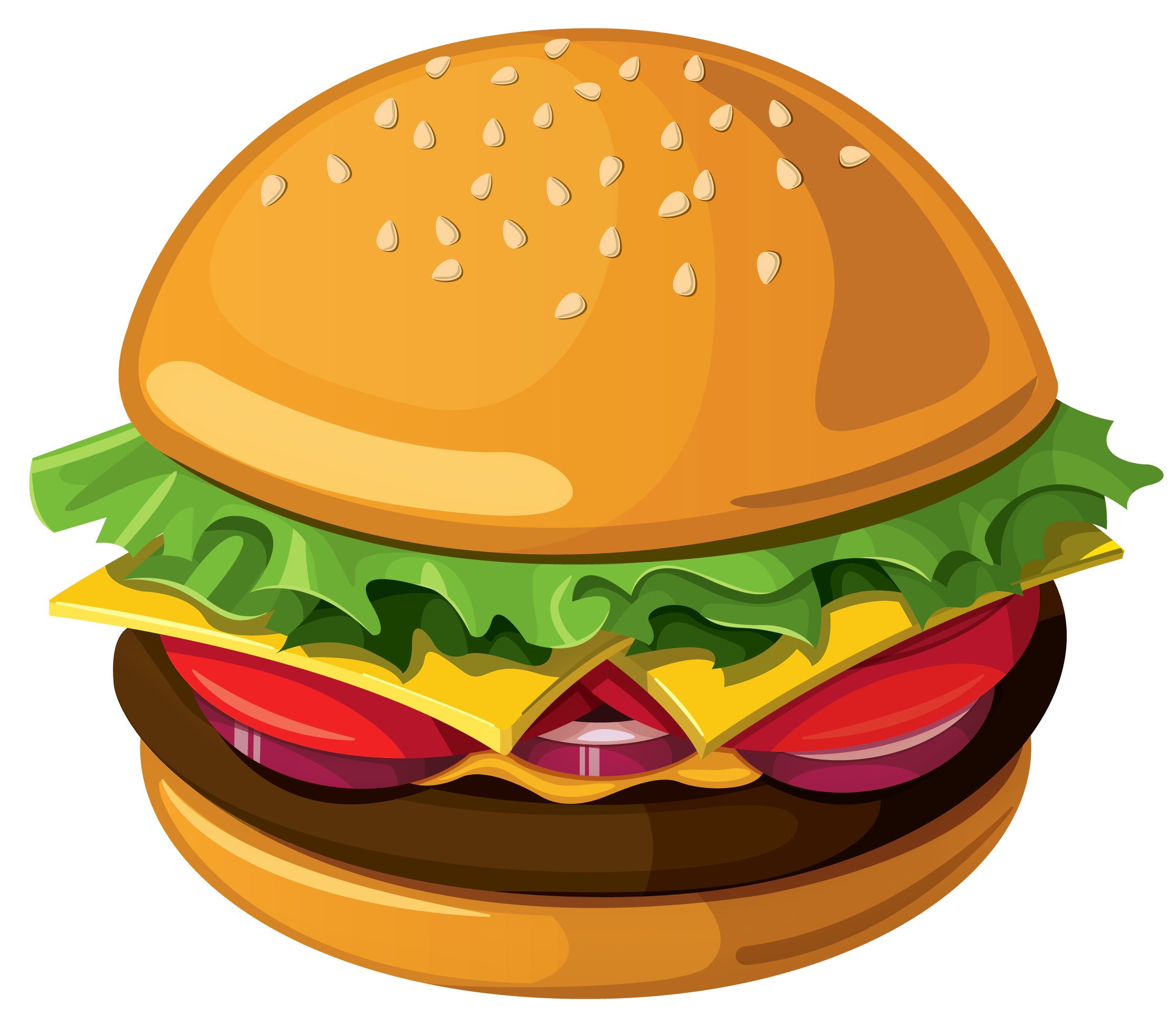Bacon-Käse-Burger-PNG-Bild