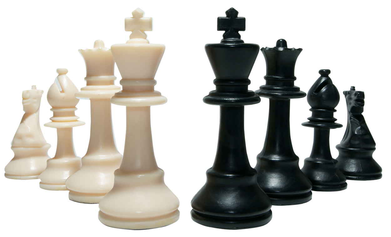 معركة قطع الشطرنج خلفية شفافة
