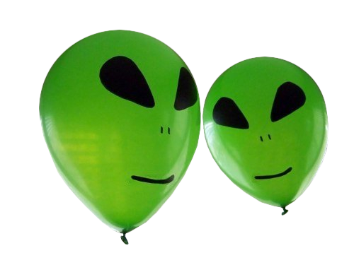 Verjaardag groene ballon PNG Clipart