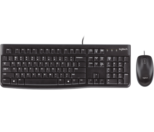 Schwarze Tastatur- und Maus Transparenter Hintergrund
