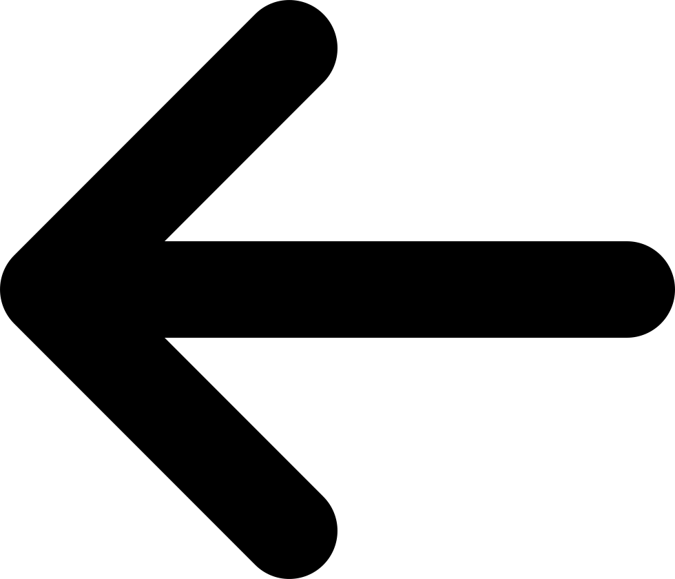 Black Imagen de la flecha izquierda PNG