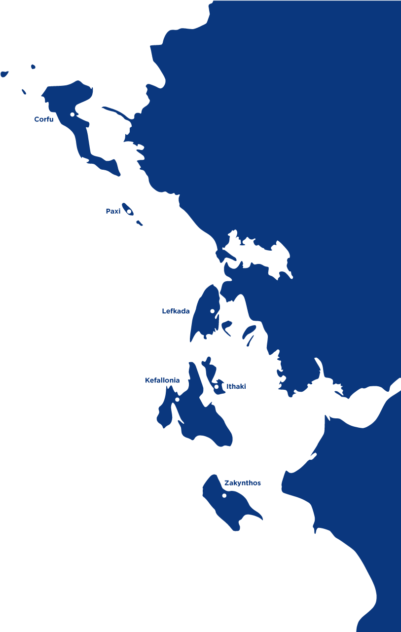 Blue Greece Map PNG Image