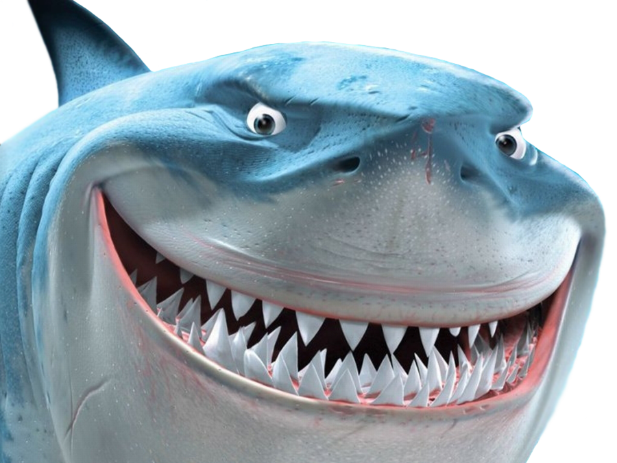Blue Nemo Shark PNG Image