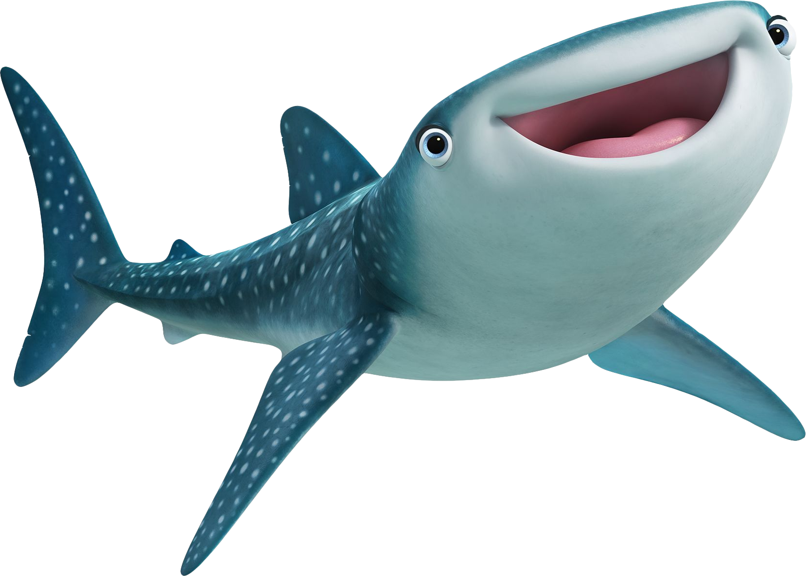 Blue Nemo Shark PNG Transparent Image
