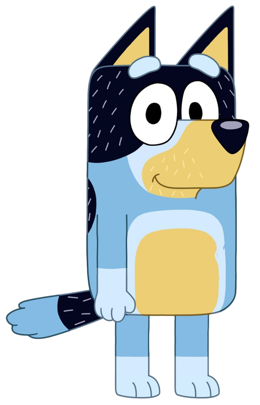 Imagen de PNG de perro azul