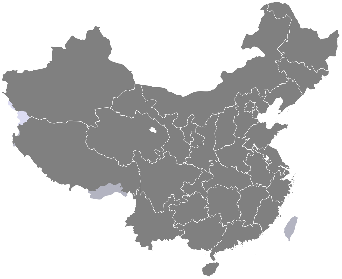 Perbatasan Cina Peta Foto PNG