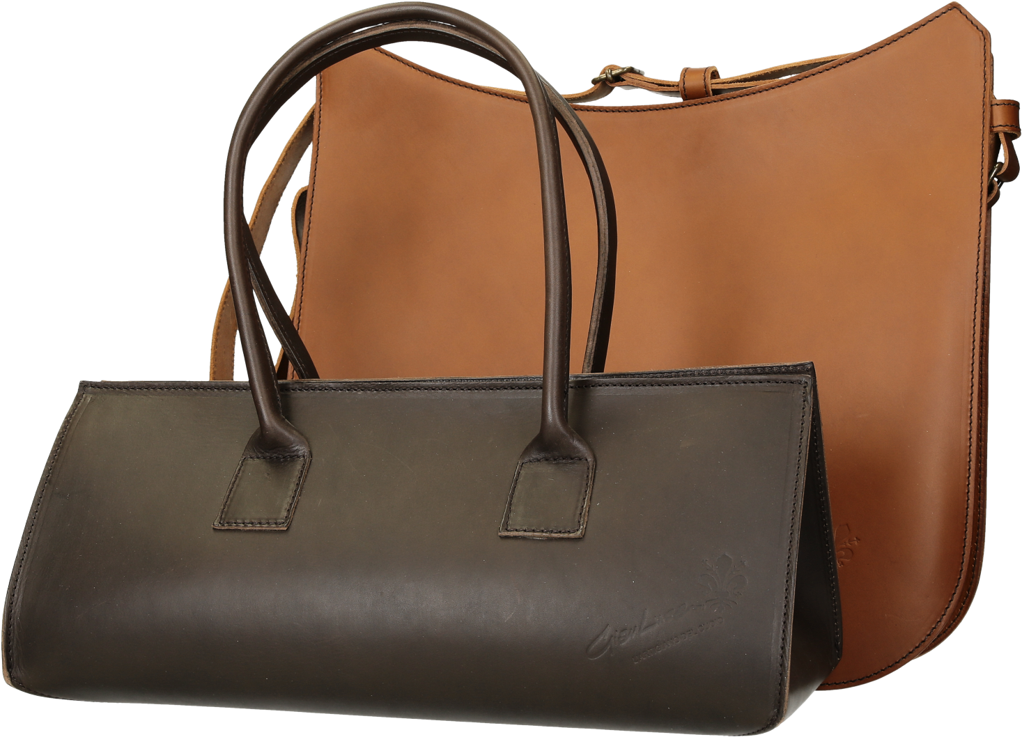 Brown Leather Handbag PNG Photos
