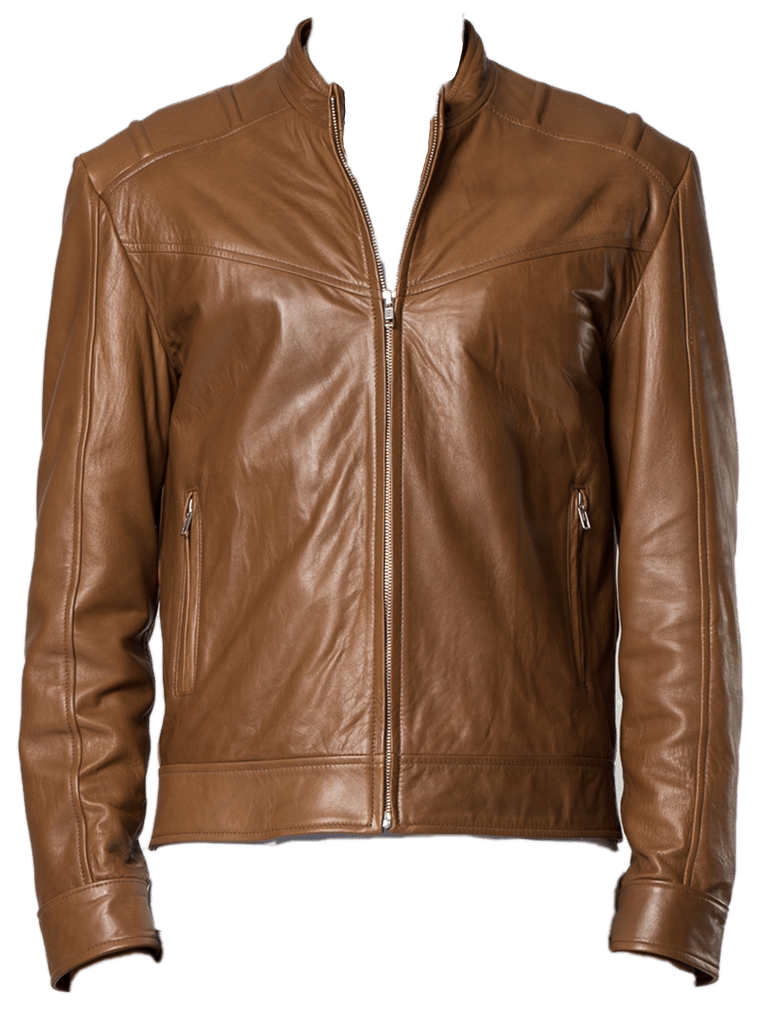 Brown Leather Jacket Transparent Background
