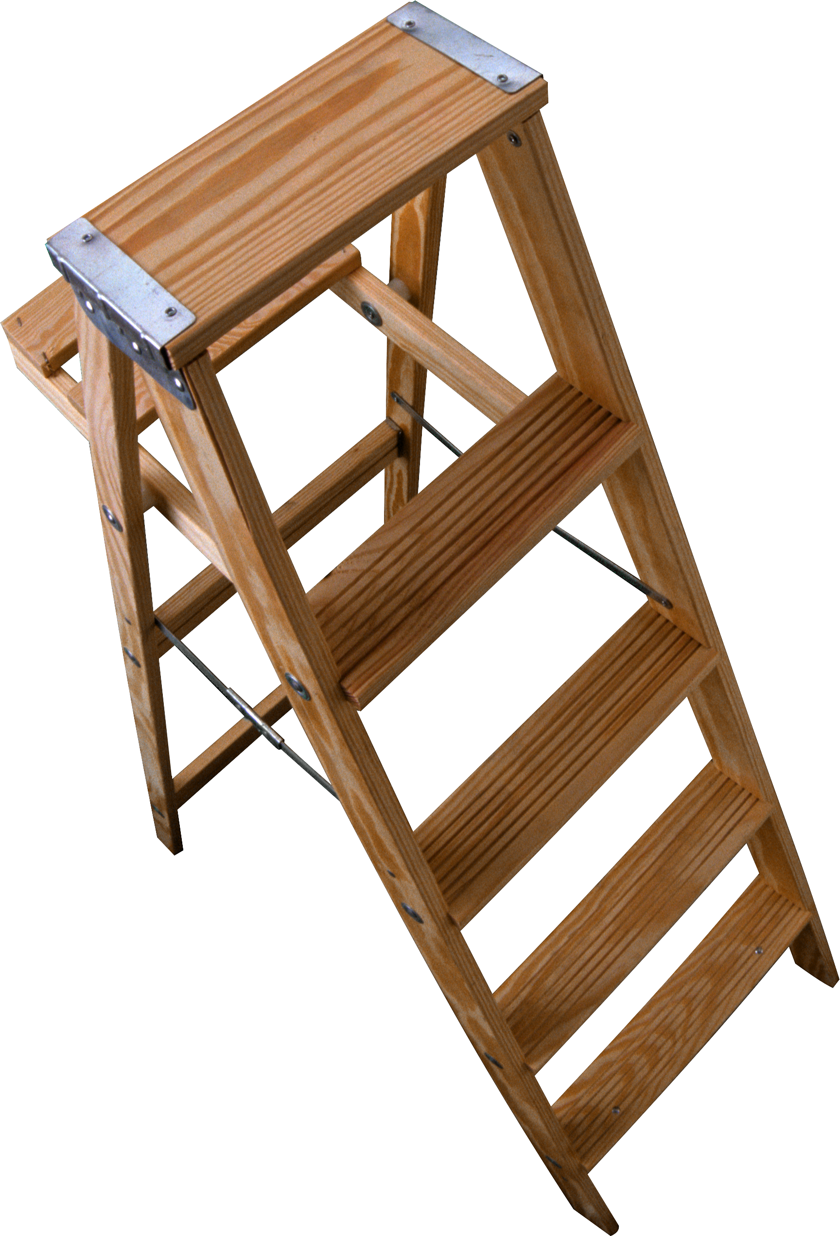 Bruin houten ladder PNG Beeld