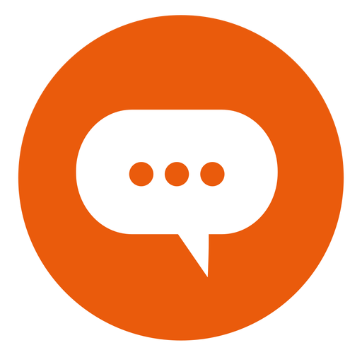 Bubble Chat-pictogram PNG-afbeelding