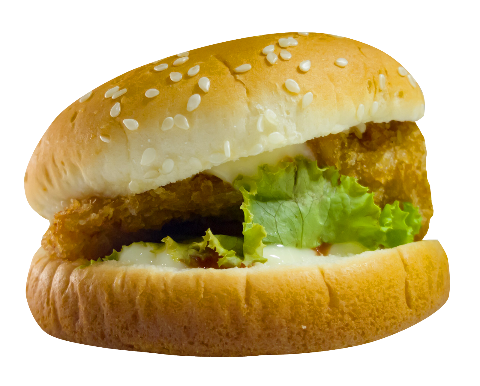 Hamburger junk food Transparante achtergrond