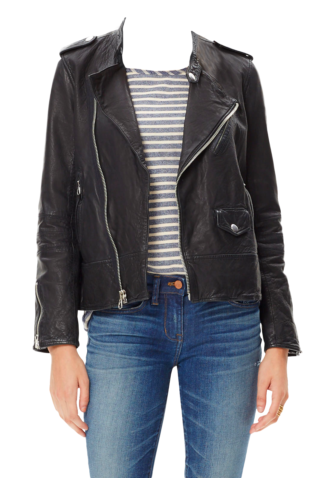 Fichier PNG Jacket Cuir Casual