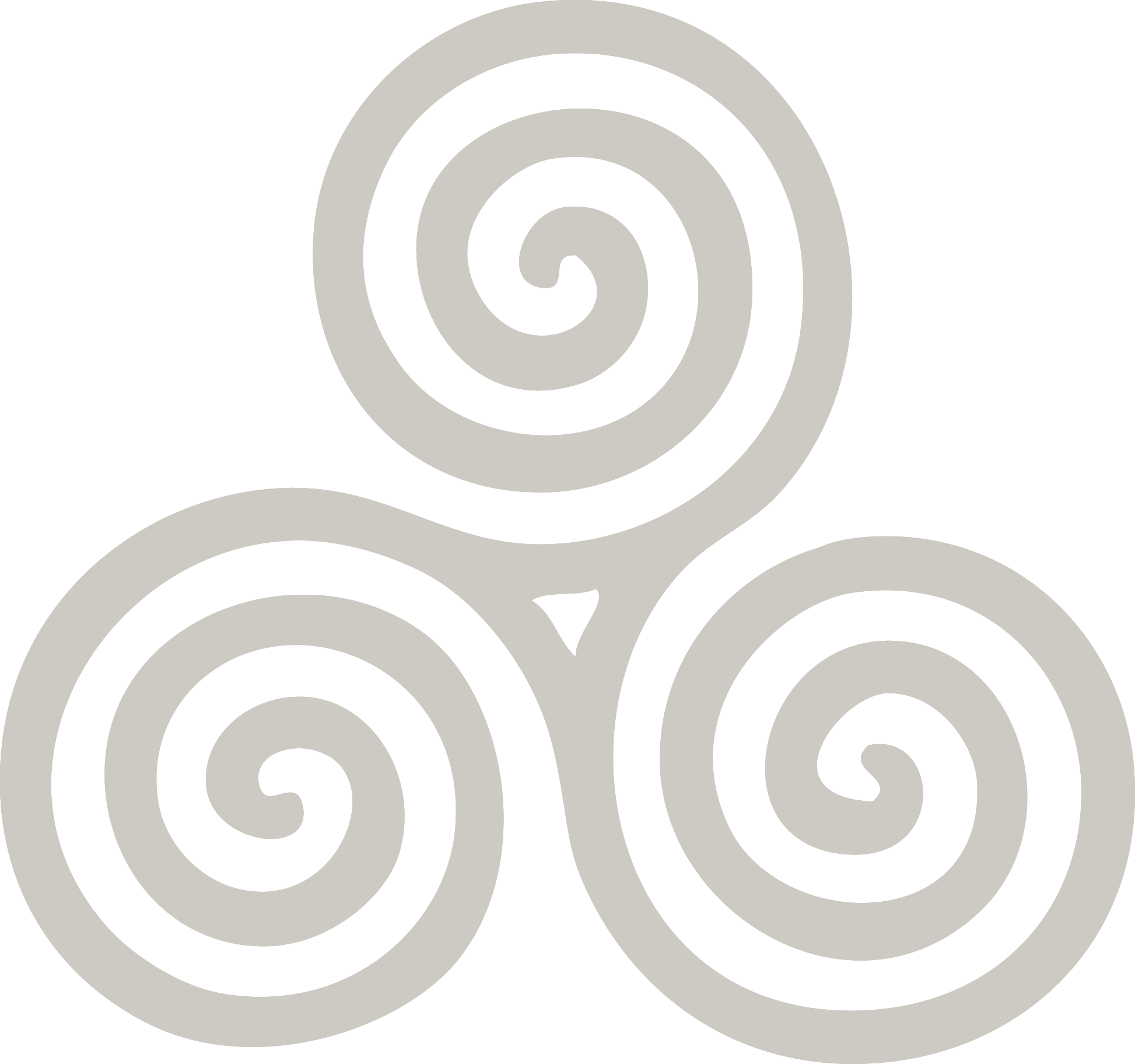 Celtic Triple Spiral PNG-Datei