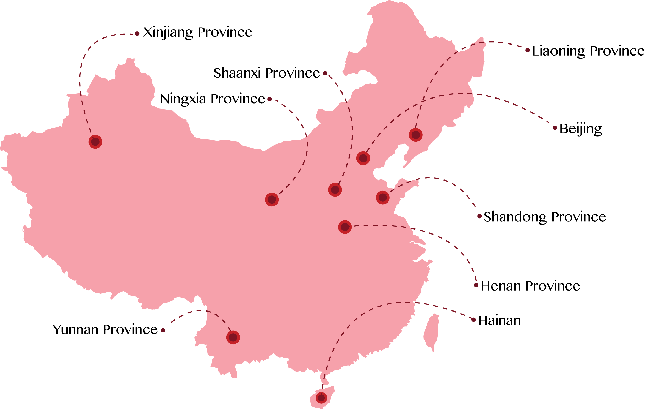 중국지도 PNG 클립 아트