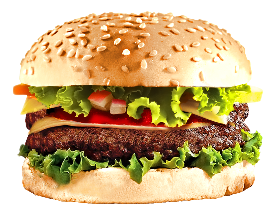 Classic Cheese Burger Transparent PNG