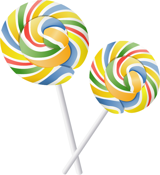 Colorful Lollipop PNG Clipart