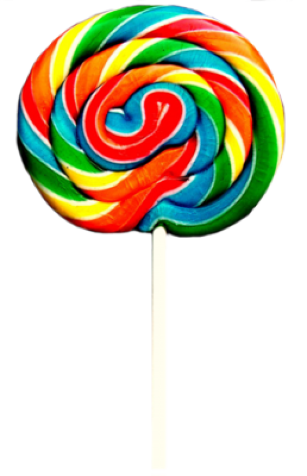 Colorful Lollipop Transparent Background