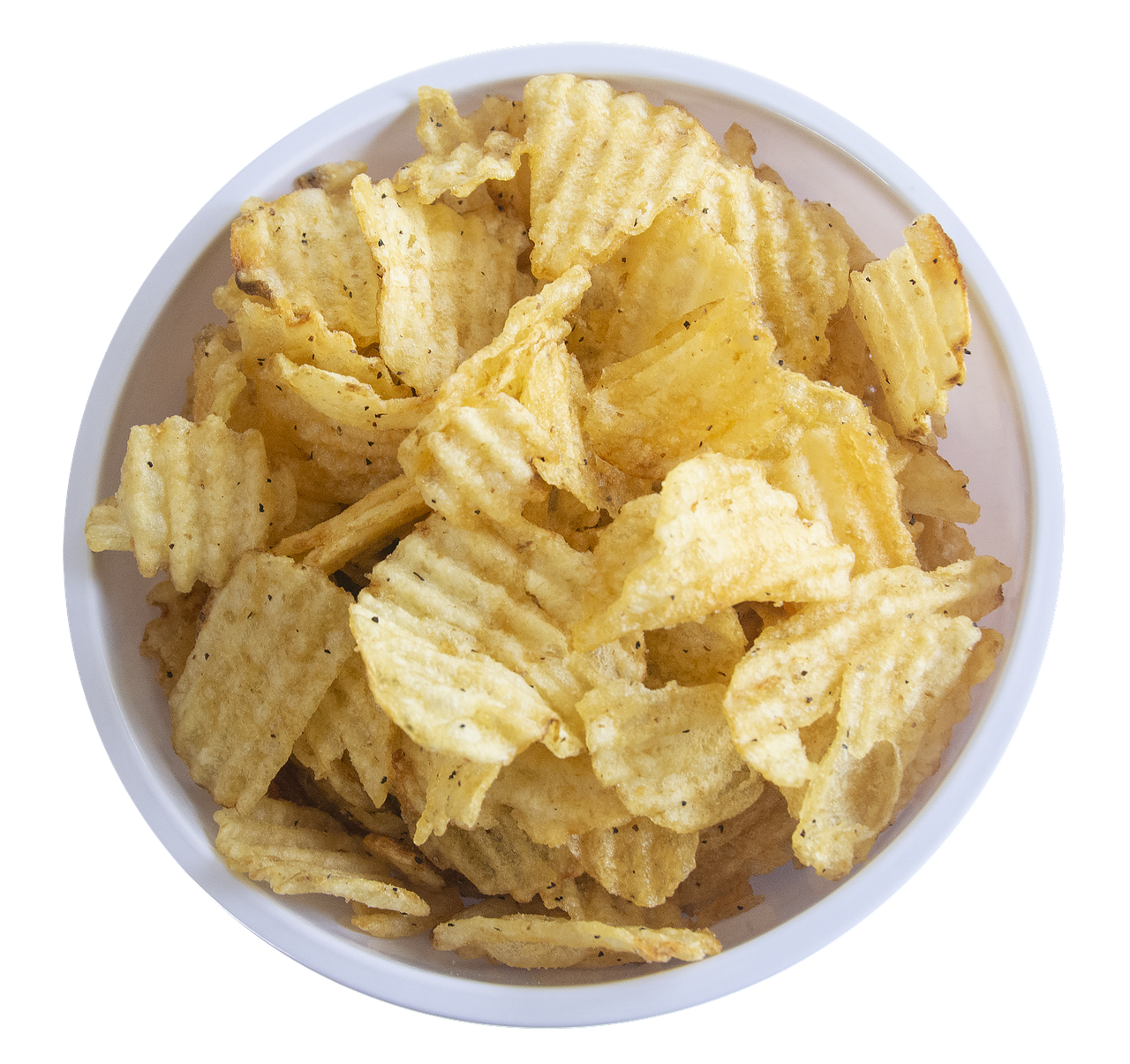 Crisp Chips Bowl PNG File
