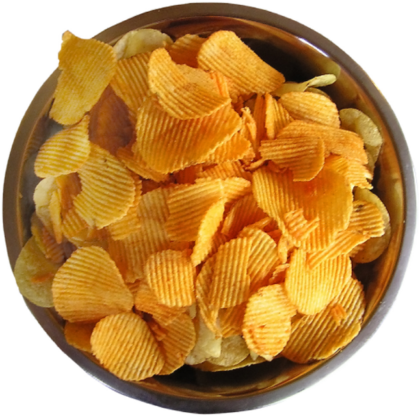 Crunchy Chips Bowl Transparent Background