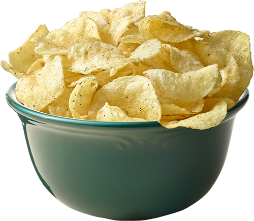 Crunchy Potato Chips PNG Photos
