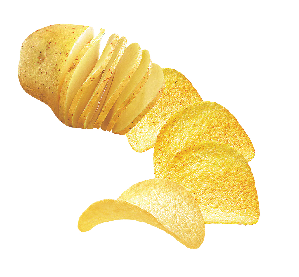 Crunchy Potato Chips PNG Transparent Image