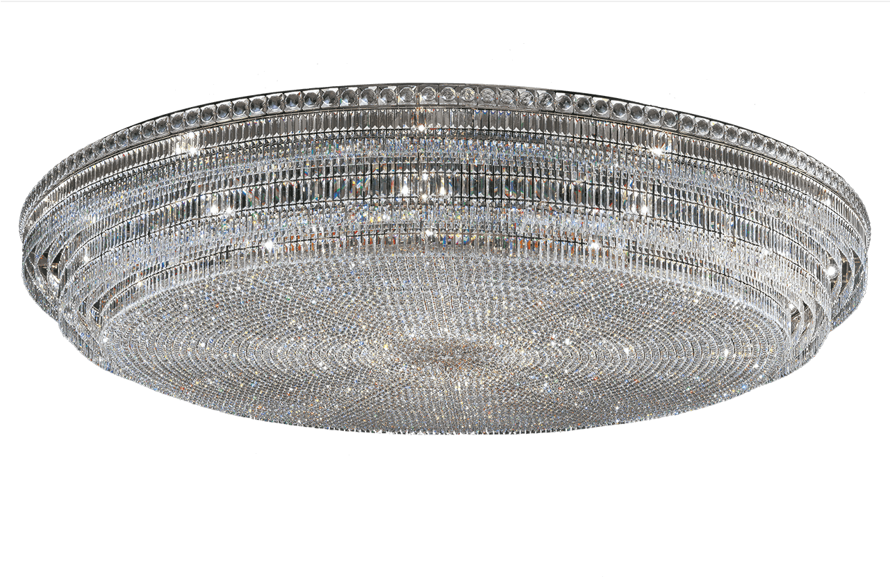 Crystal Ceiling Lamp PNG File