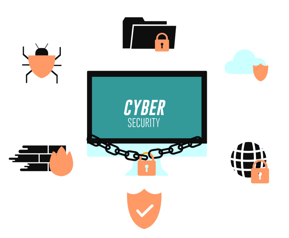 Digitale Cybersecurity transparent PNG