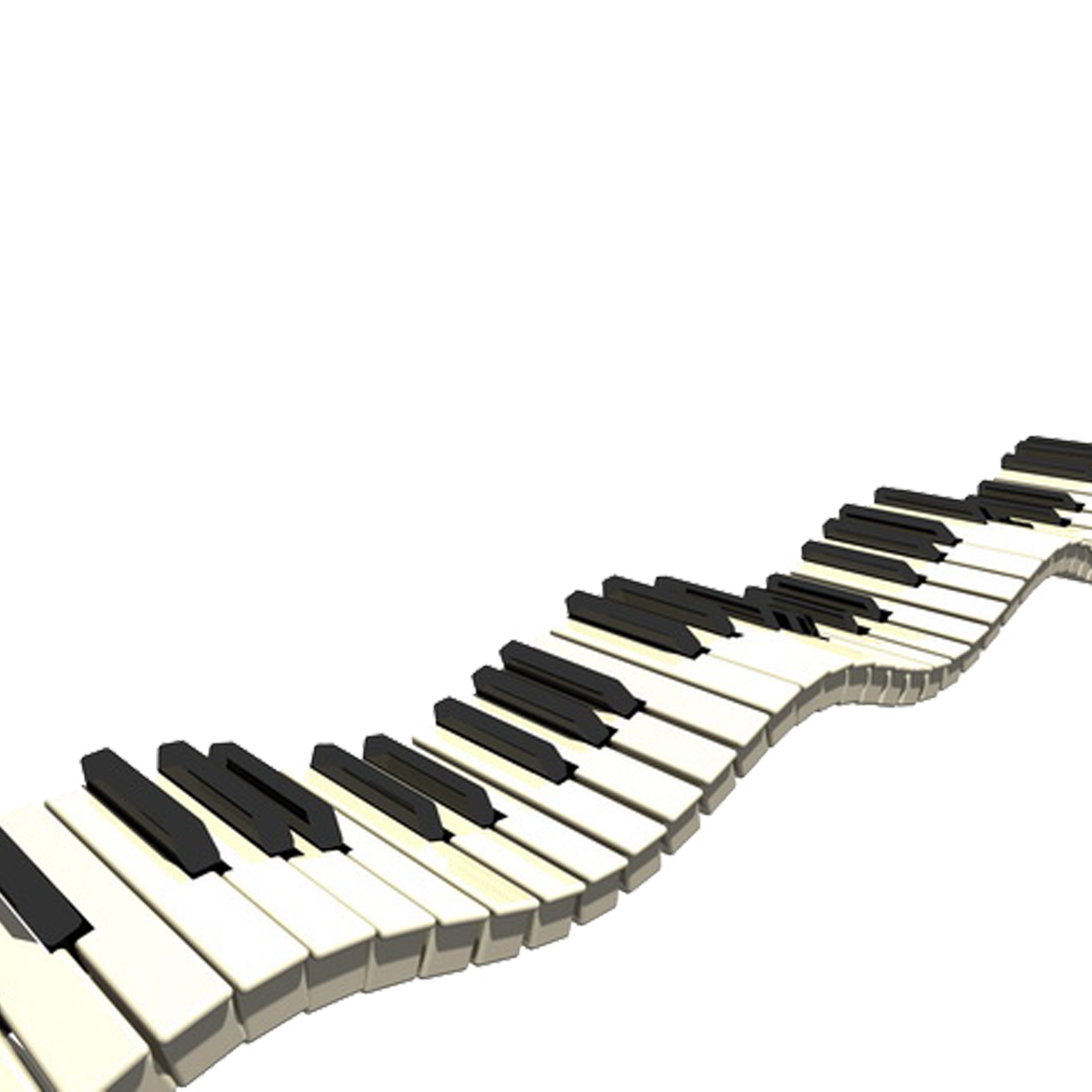 لوحة مفاتيح الموسيقى الرقمية PNG