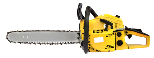 Electric Chainsaw Transparent Background