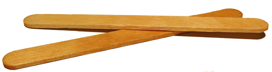 Empty Ice Cream Wooden Stick Transparent PNG