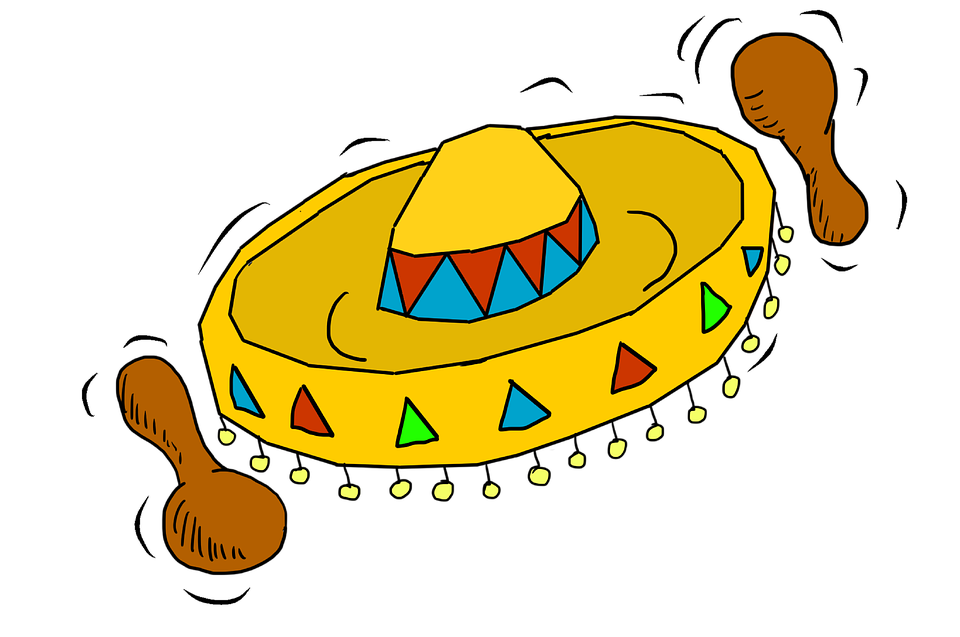 Sombrero mexicano étnico PNG transparente