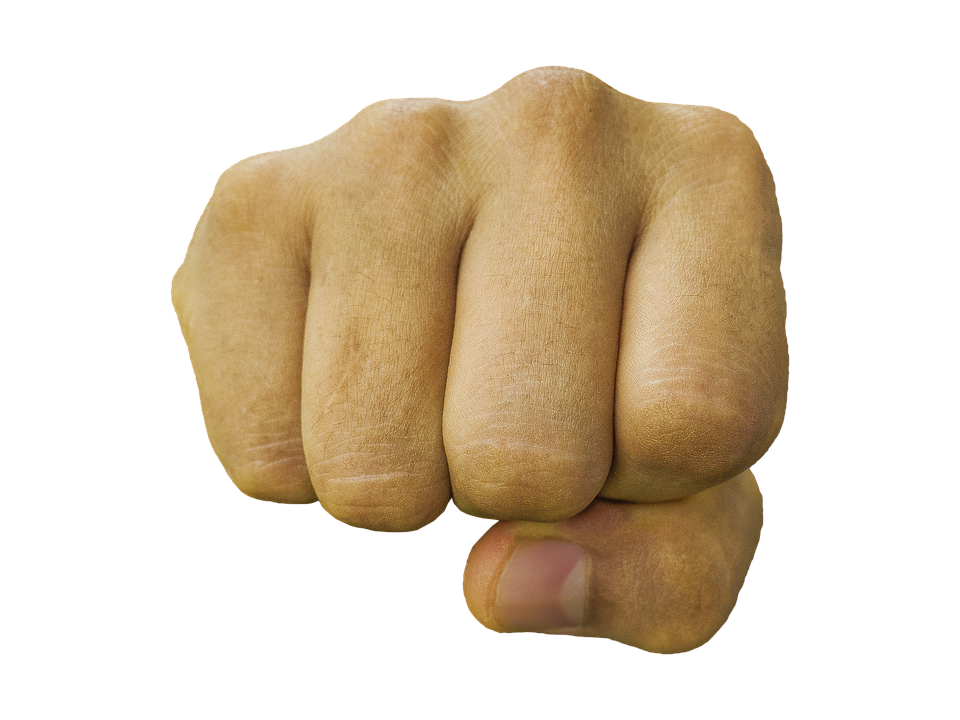 Force Hand Punch PNG Image