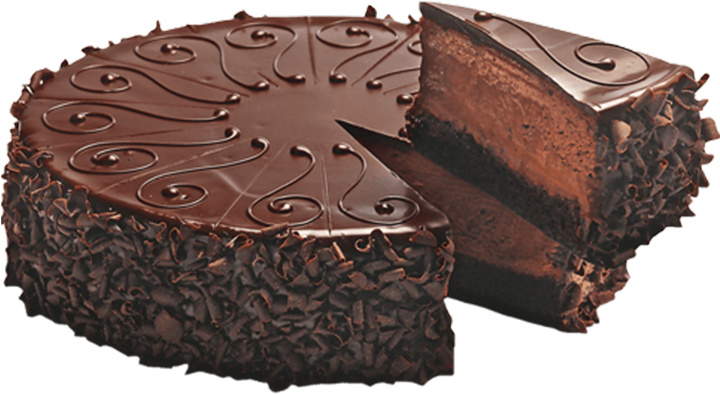 Verse chocoladecake PNG-fotos