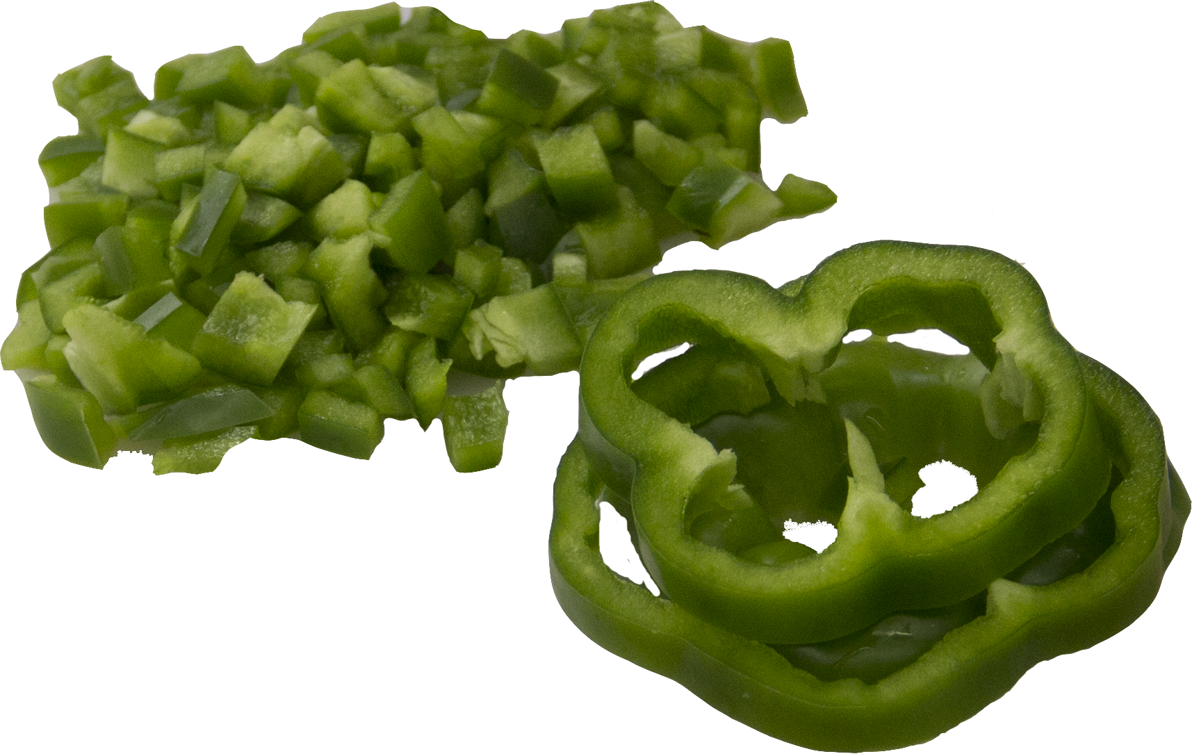 Foto pepper pepper hijau segar