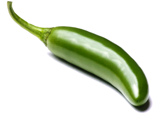 Frische grüne Chili Pepper PNG-Datei