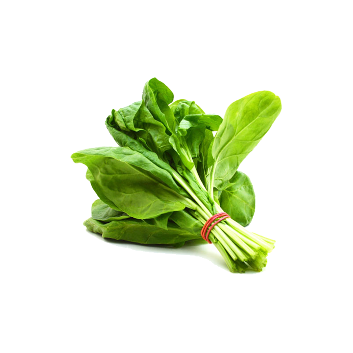 Sfondo Trasparente spinaci verde fresco