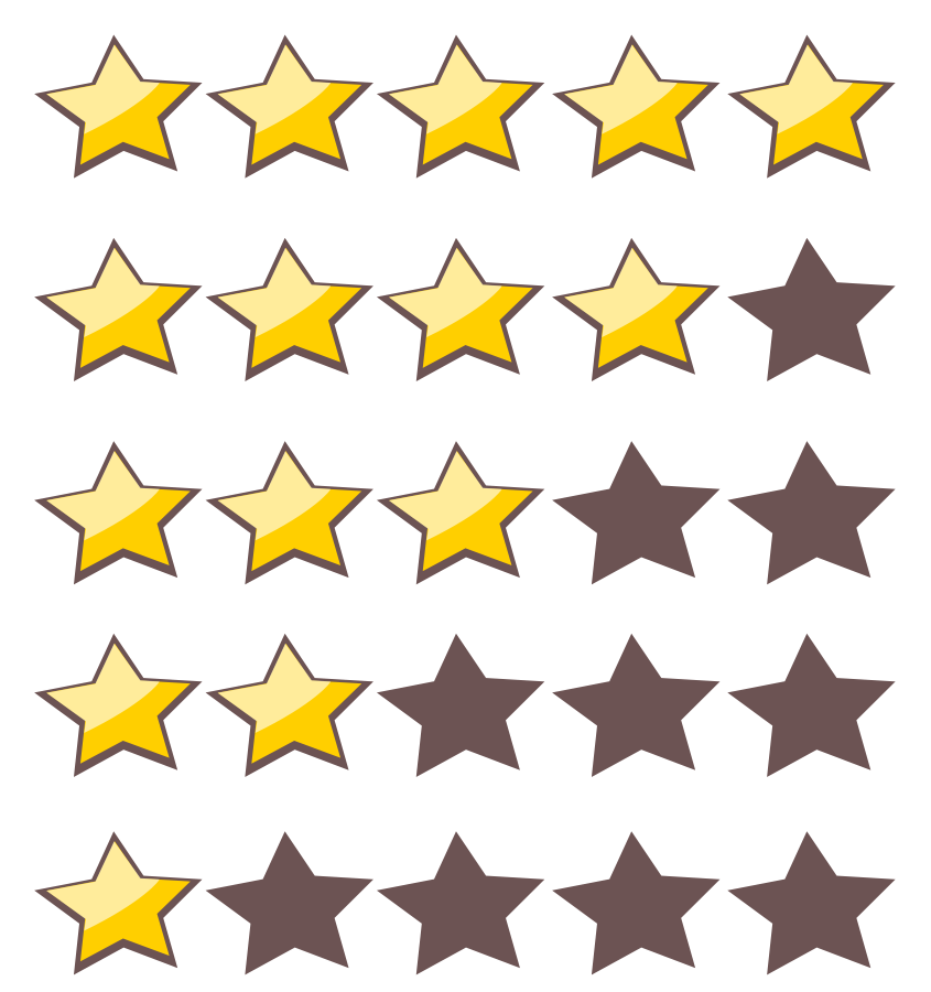 GTA Stars ให้คะแนน PNG ภาพถ่าย