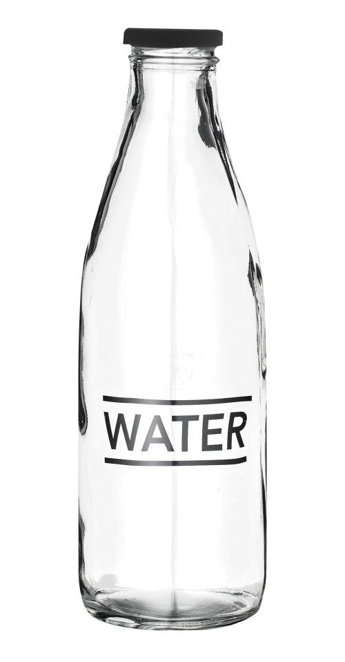 Botol kaca Transparan PNG